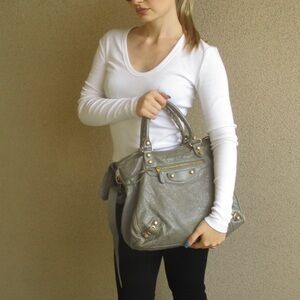 Balenciaga Classic Velo bag in Grey